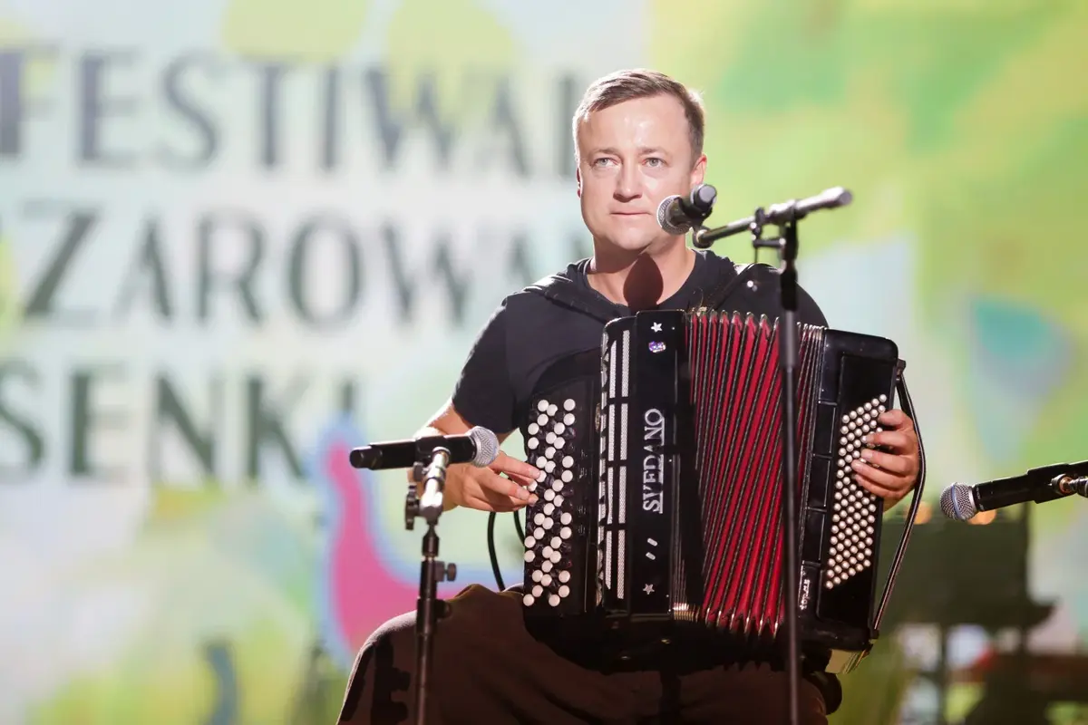 Czesław Mozil na festiwalu 