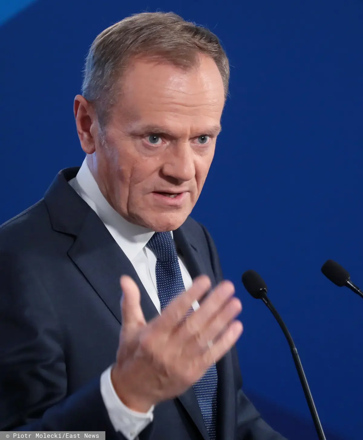 Donald Tusk na konferencji prasowej