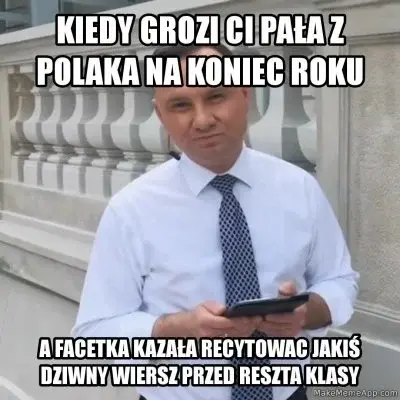 Mem z Andrzejem Dudą