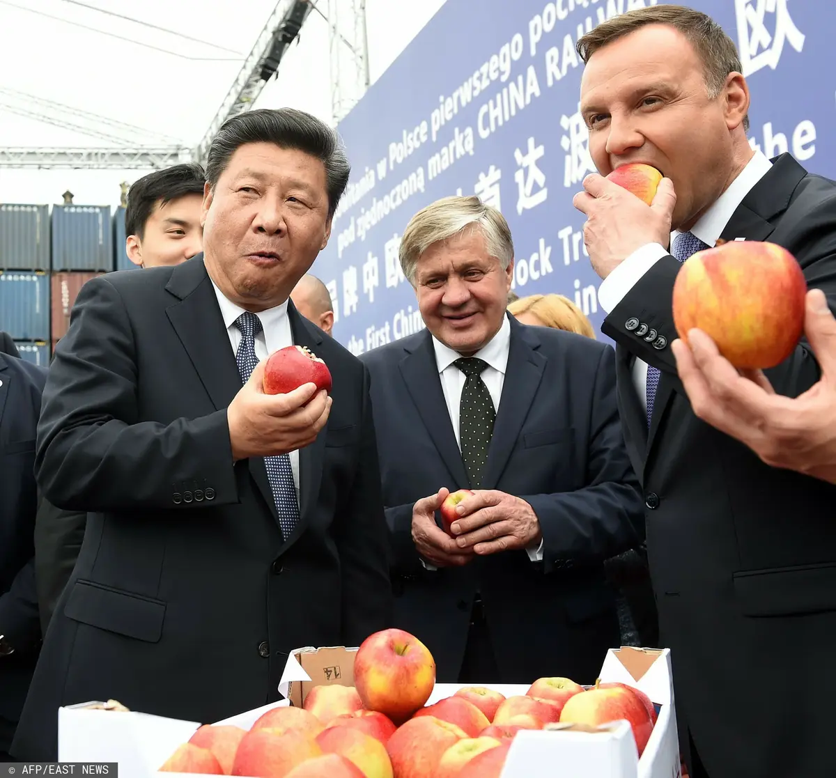 Andrzej Duda i Xi Jinping