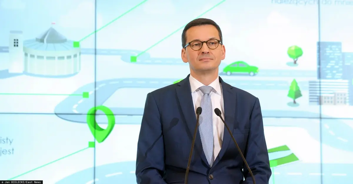 Mateusz Morawiecki na konferencji