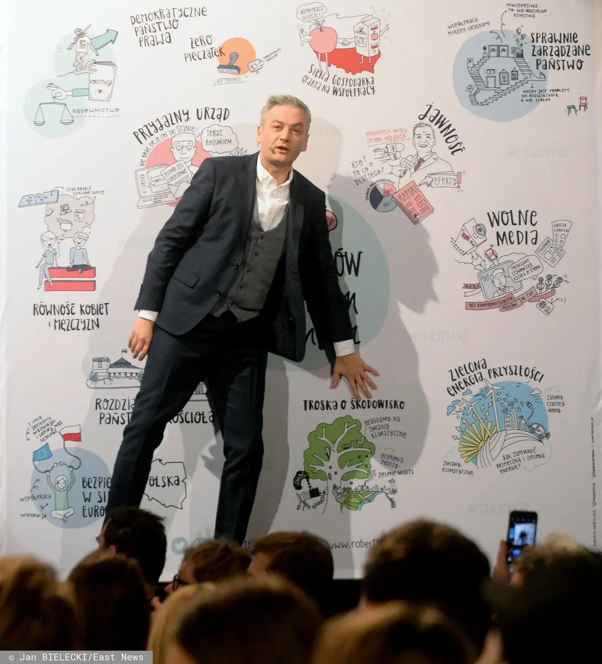 Robert Biedroń podczas Burzy Mózgów