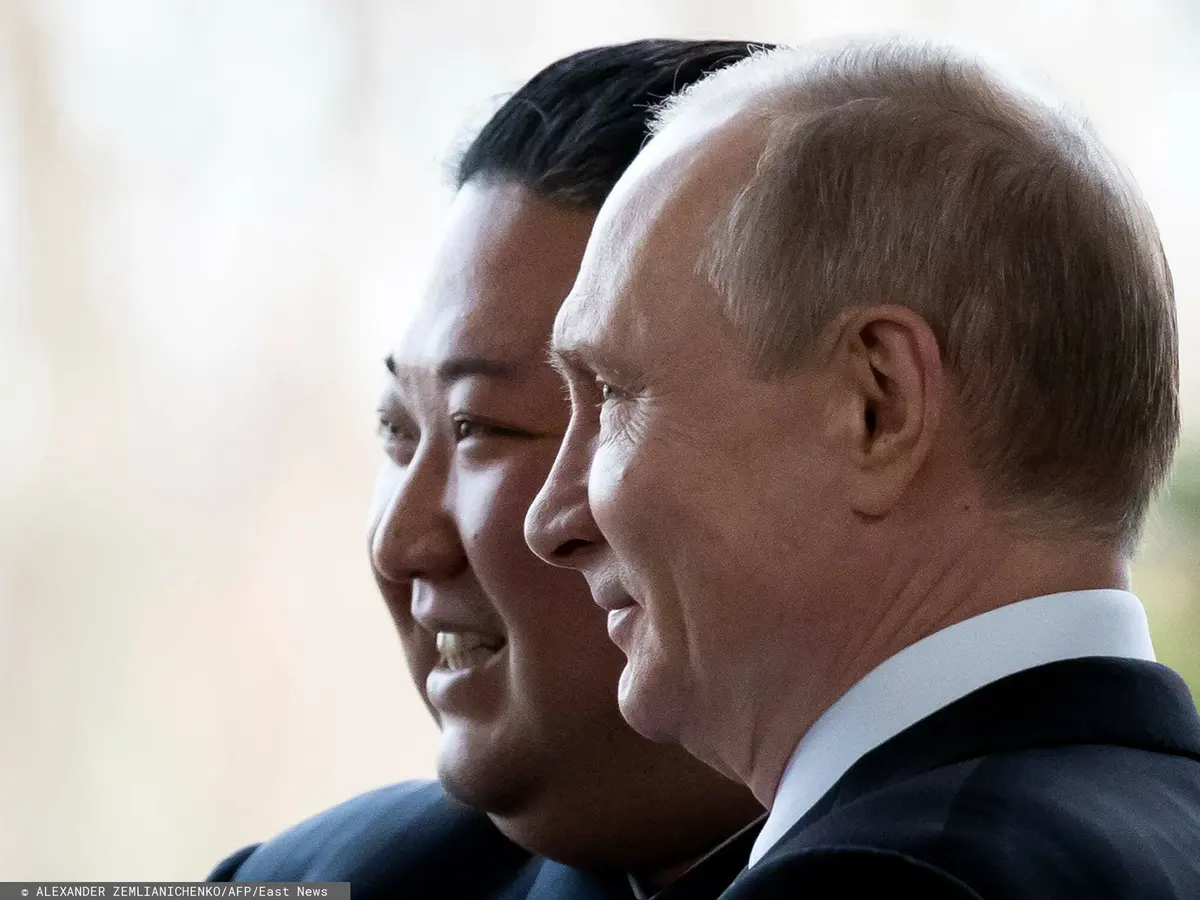 Kim Dzong Un i Władimir Putin