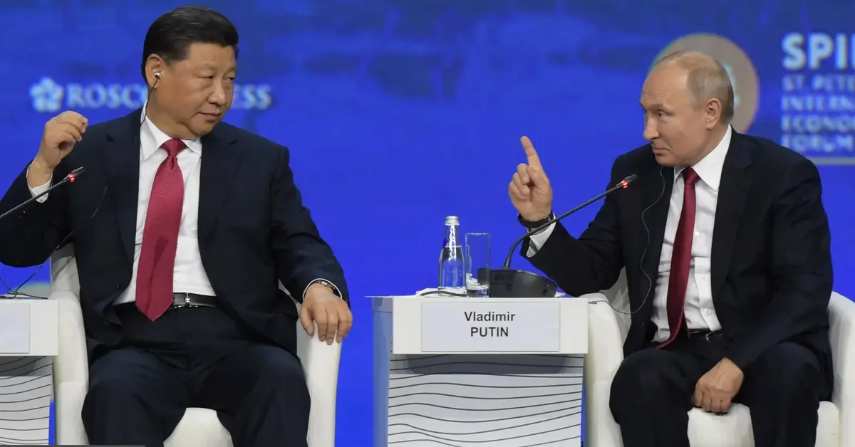 Xi Jinping i Władimir Putin