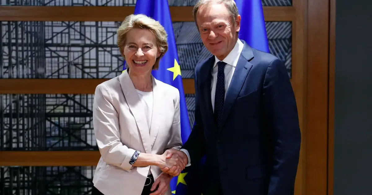 Ursula von der Leyen i Donald Tusk