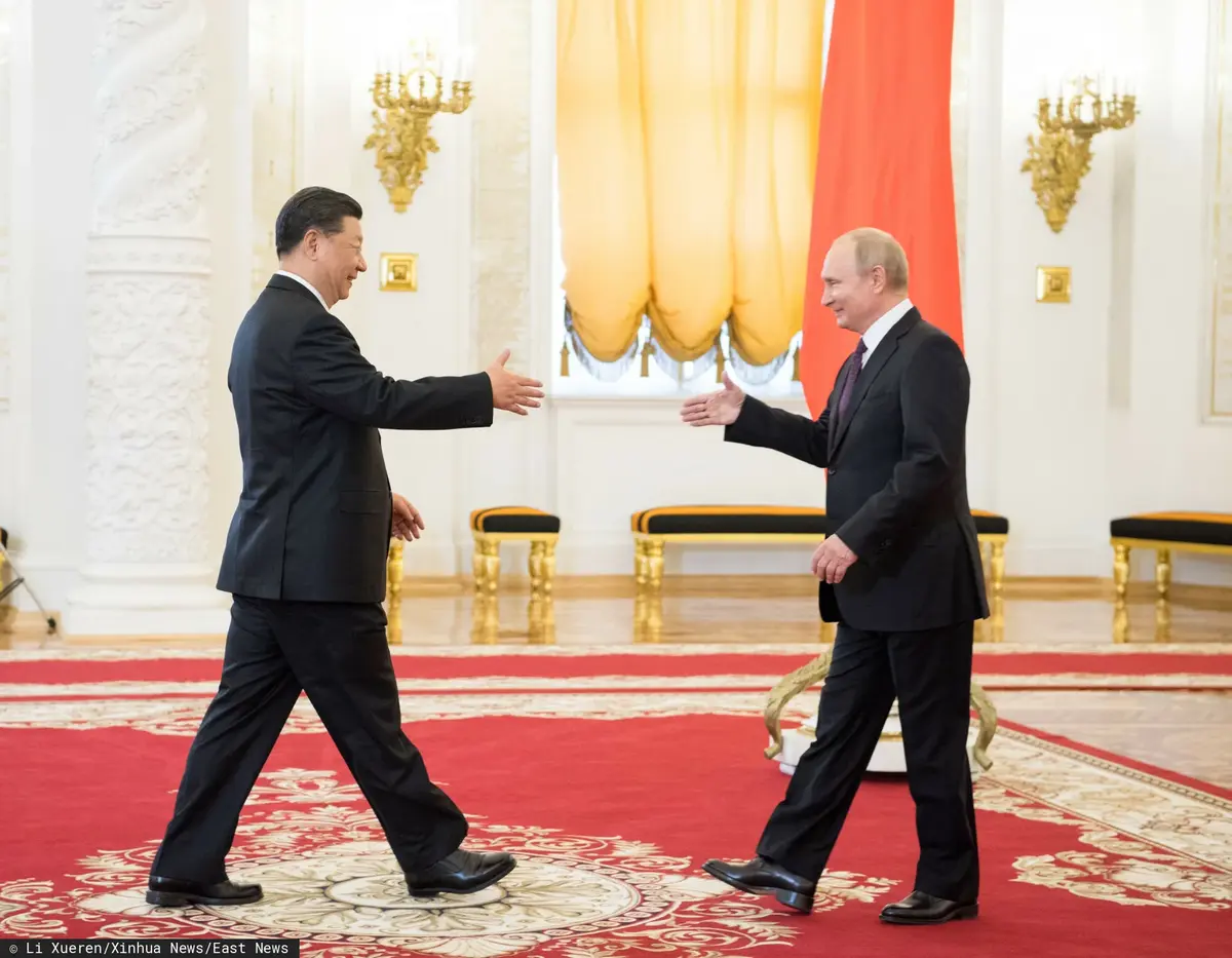 Władimir Putin i Xi Jinping