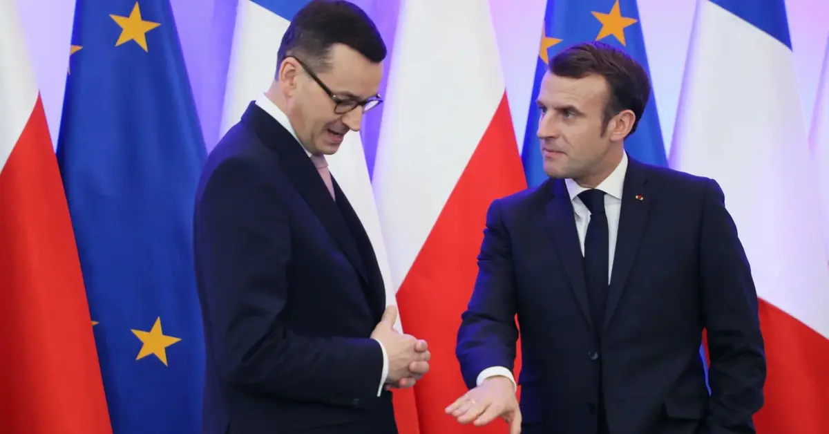 Prezydent Francji Emmanuel Macron z wizytą w Polsce