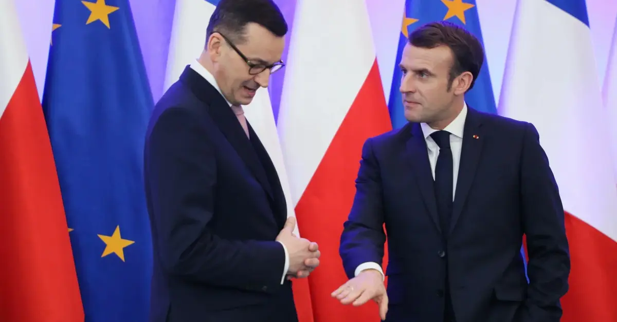 Prezydent Francji Emmanuel Macron z wizytą w Polsce