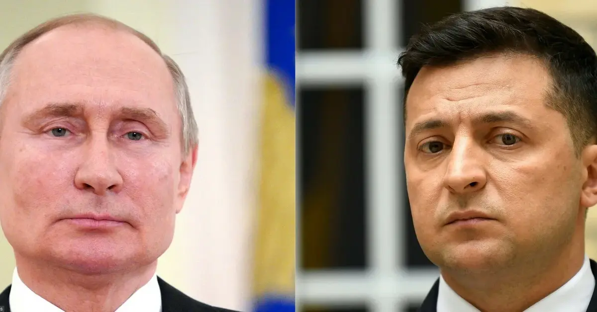 Władimir Putin, Wołodymyr Zełenski