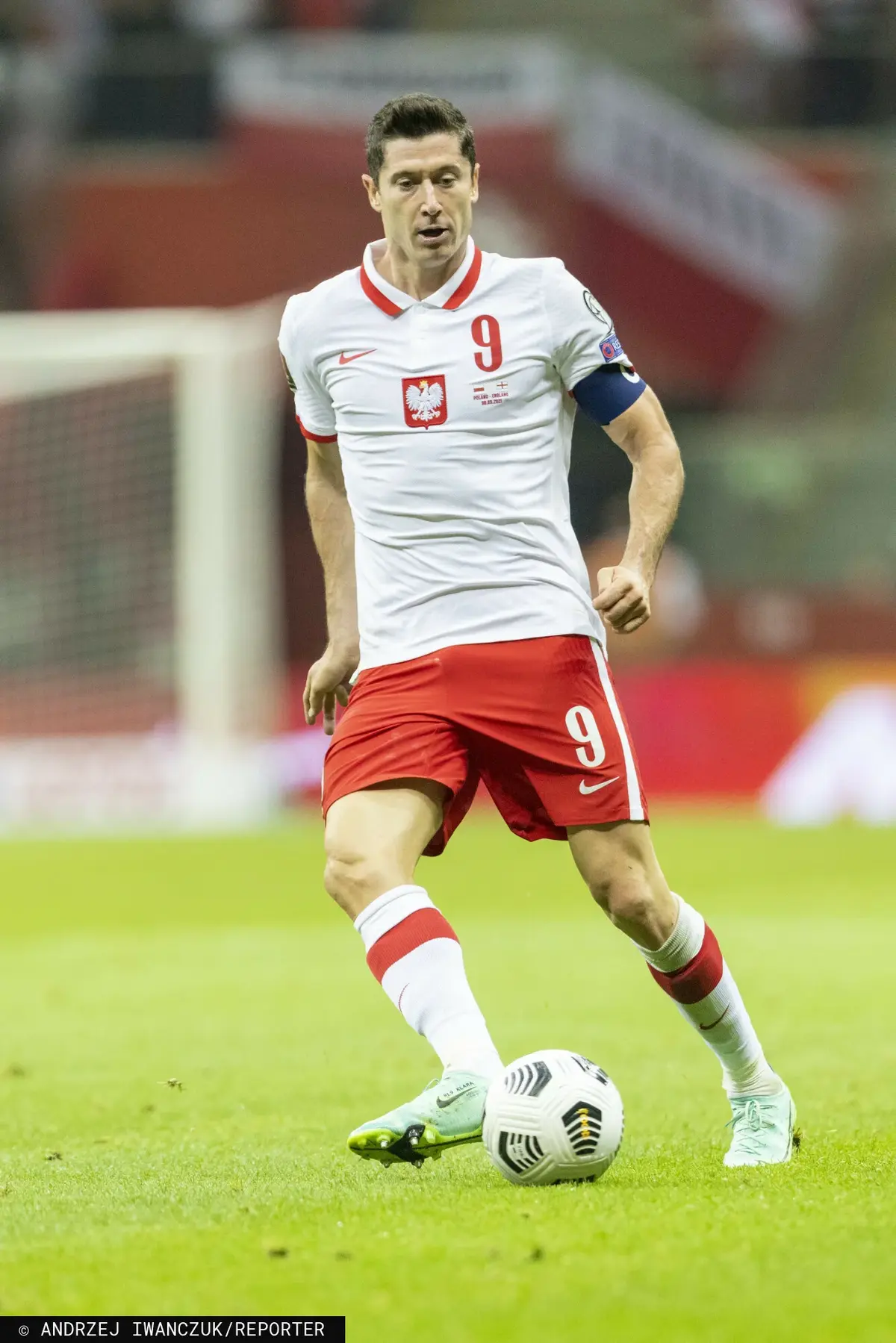 Robert Lewandowski (Eliminacje do Mistrzostw Swiata Mecz Polska - Anglia)