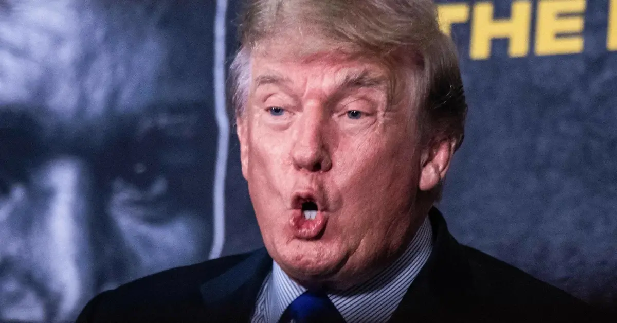 Donald Trump na konferencji prasowej