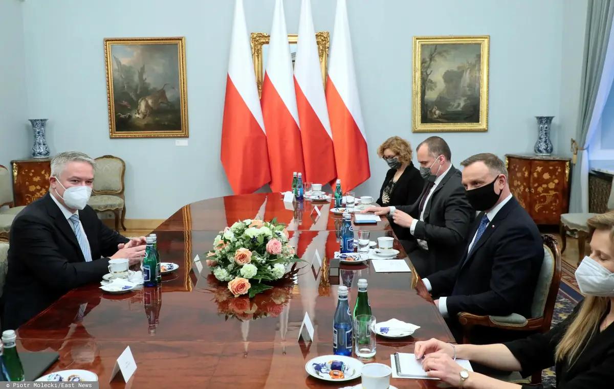 Mathias Corman na spotkaniu z Pałacu Prezydenckim