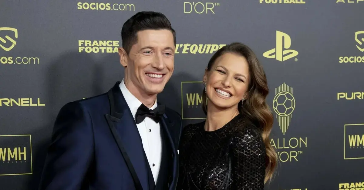 Robert Lewandowski i Anna Lewandowska
