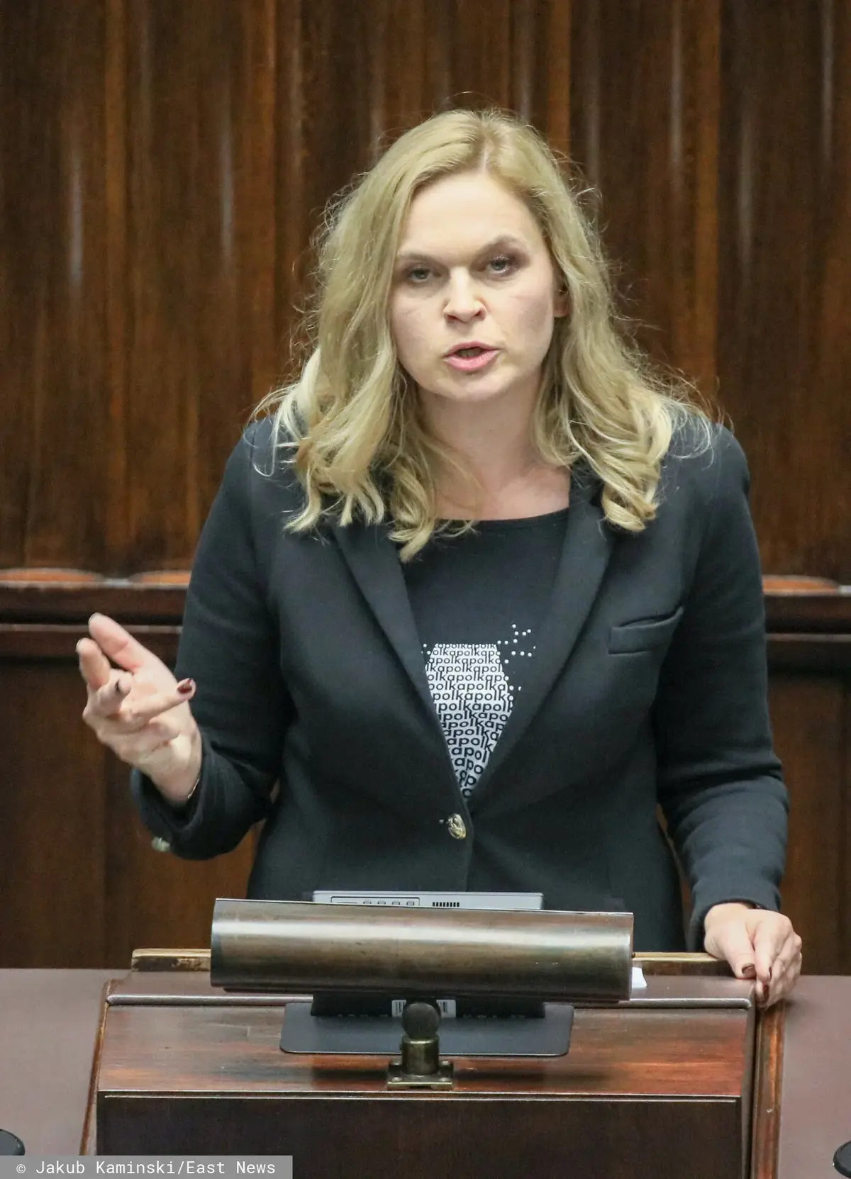 Barbara Nowacka na 43. posiedzeniu Sejmu IX kadencji