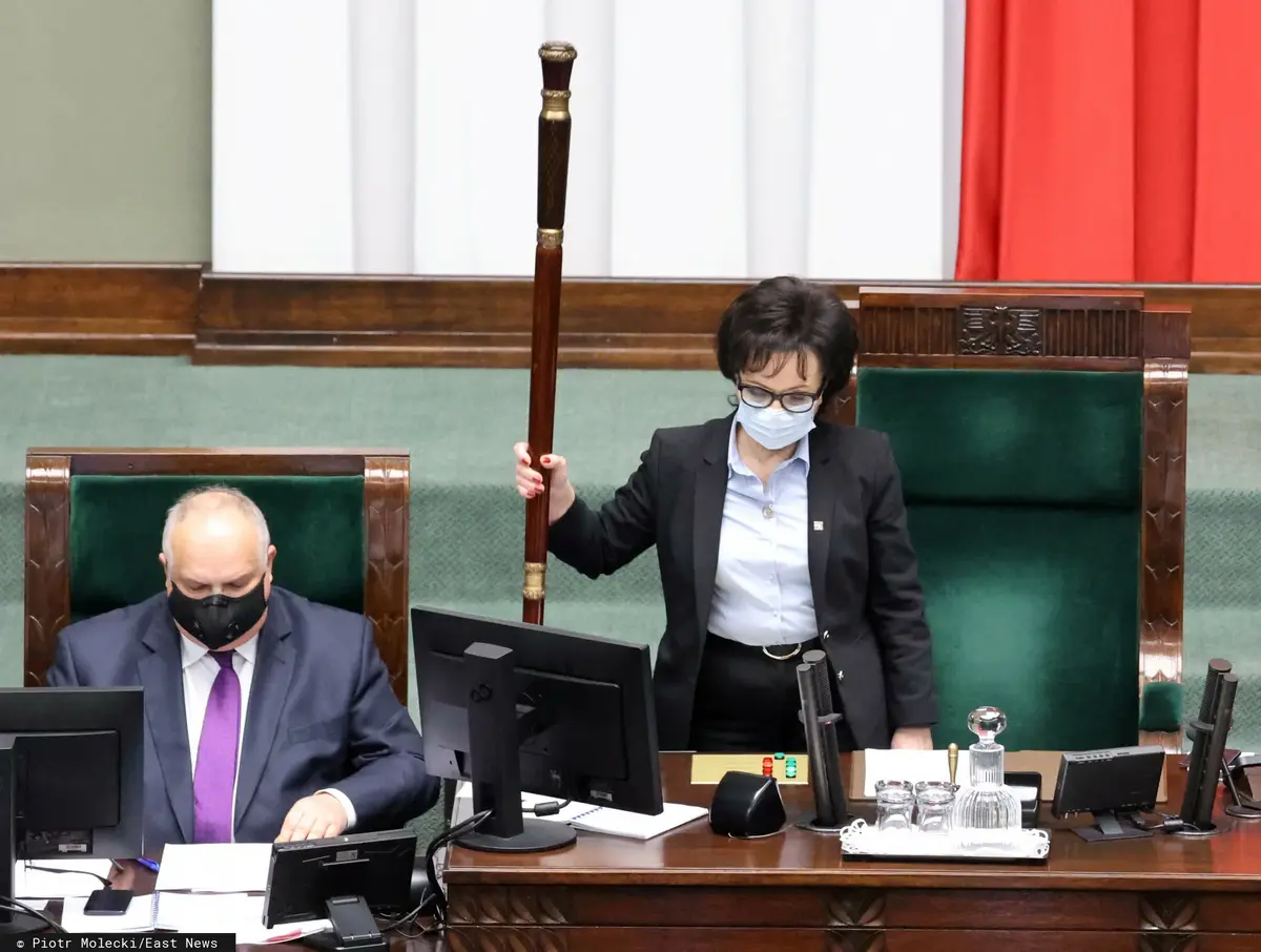 Elżbieta Witek na 47. posiedzeniu Sejmu IX kadencji
