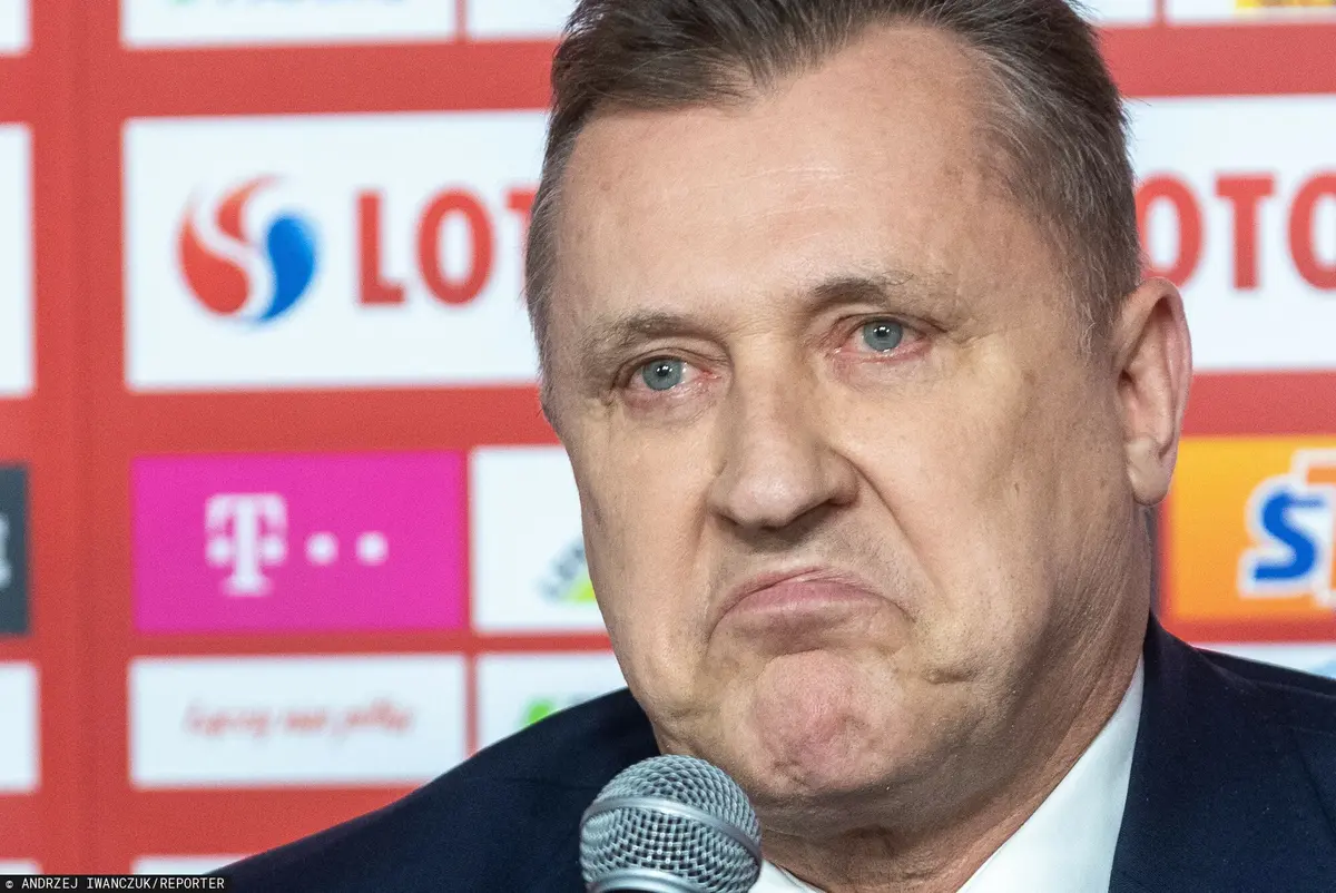 Cezary Kuleszą ze zdziwioną miną.