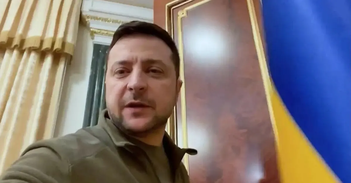 Wojna w Ukrainie - konferencje prezydenta Zełenskiego