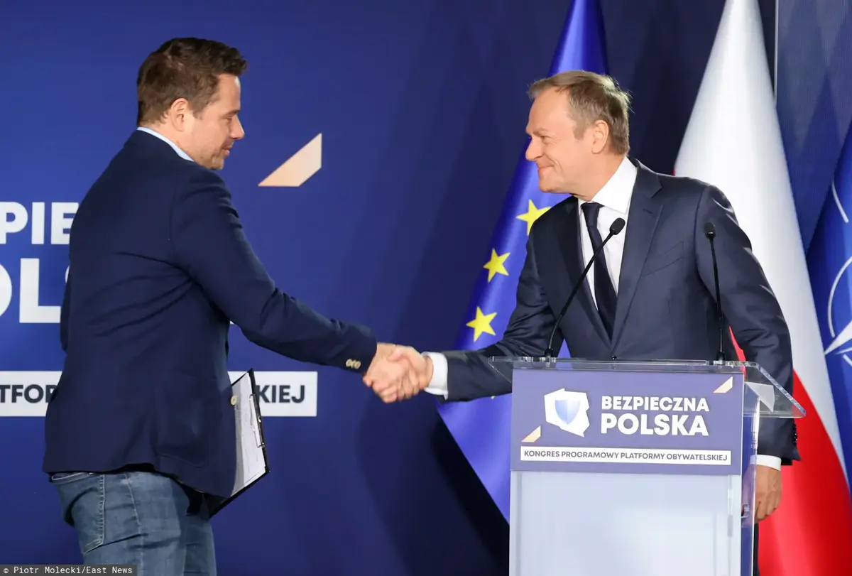 Rafał Trzaskowski i Donald Tusk