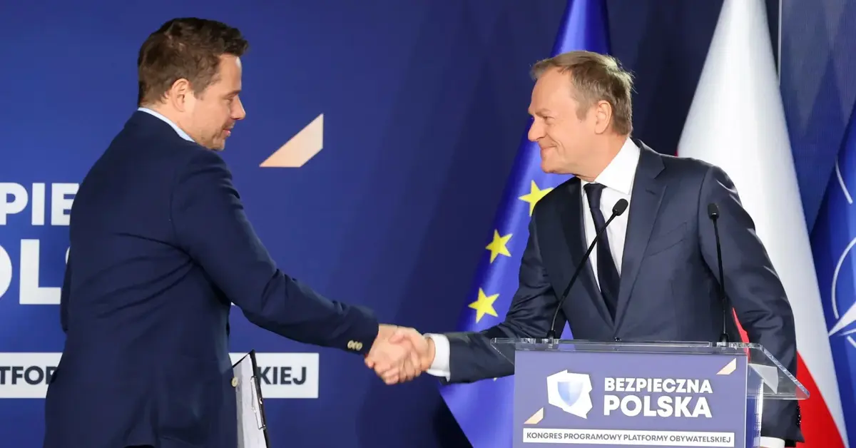 Rafał Trzaskowski i Donald Tusk