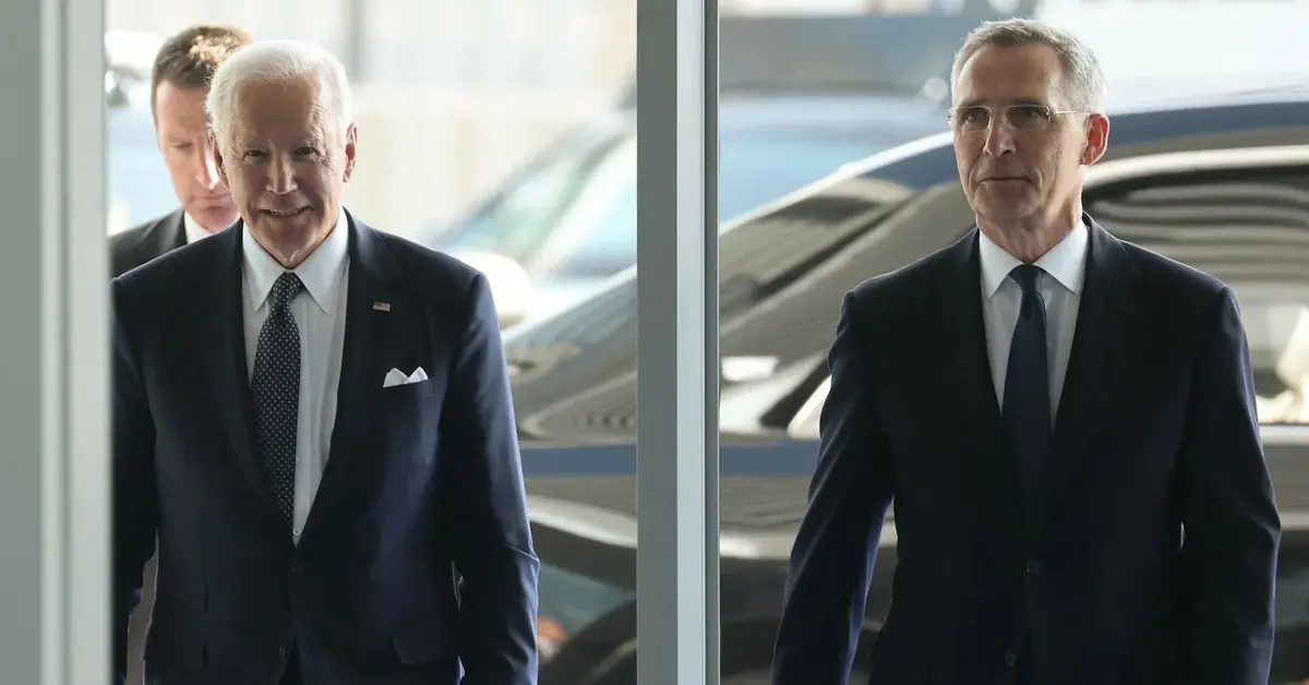 Biden i Stoltenberg