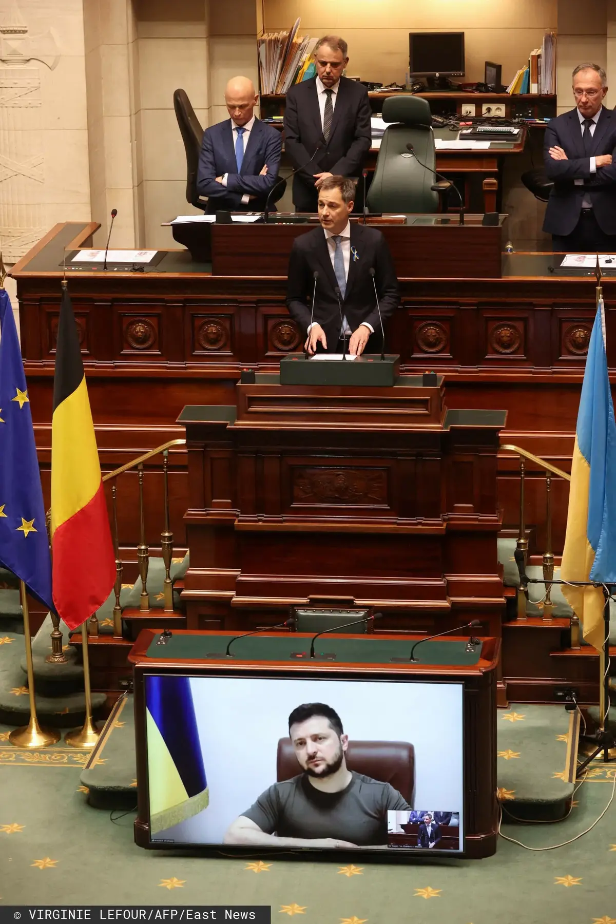 Wystąpienie Zełenskiego w holenderskim parlamencie