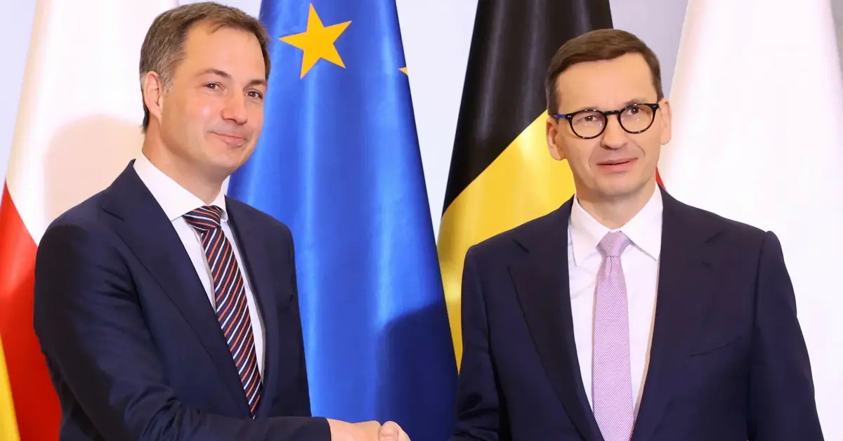 Morawiecki i premier Belgii