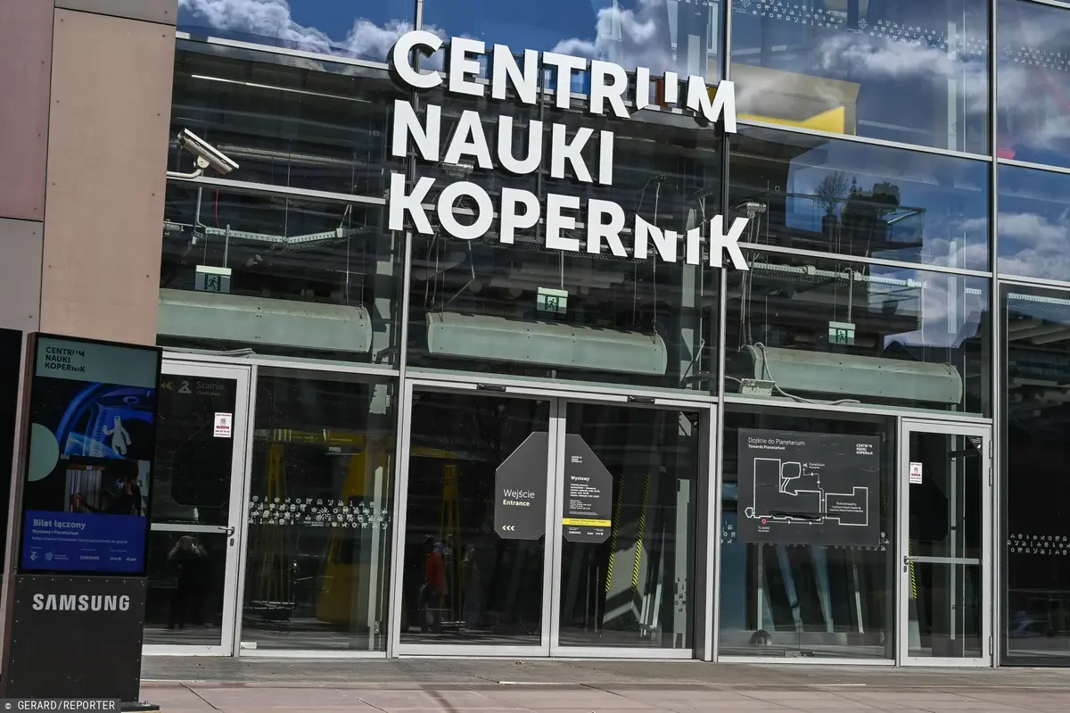 wejście do Centrum Nauki Kopernik
