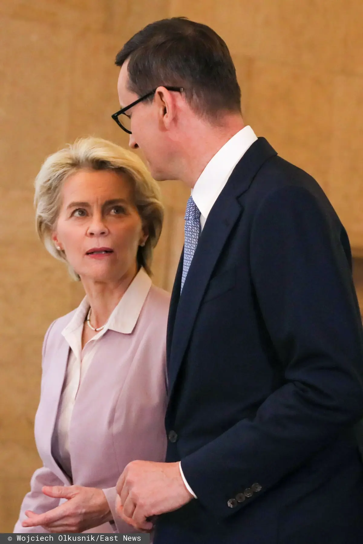 Ursula von der Leyen i Morawiecki