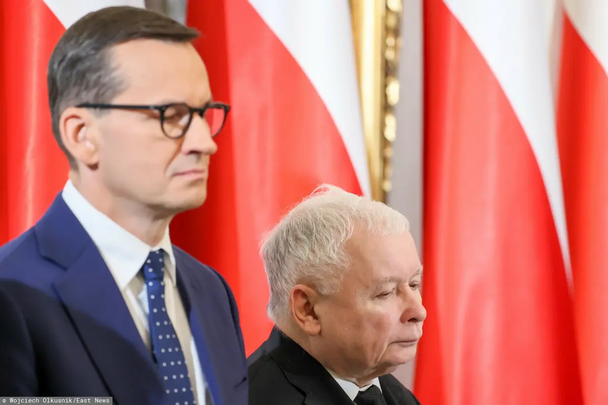 Mateusz Morawiecki i Jarosław Kaczyński