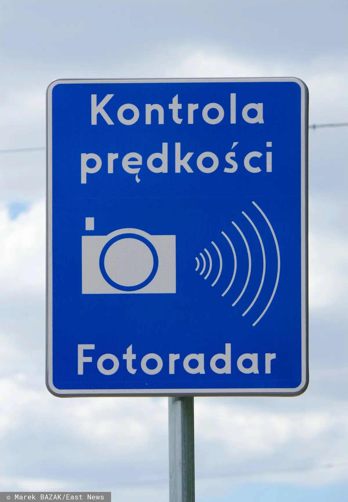 Znak kontrola prędkości