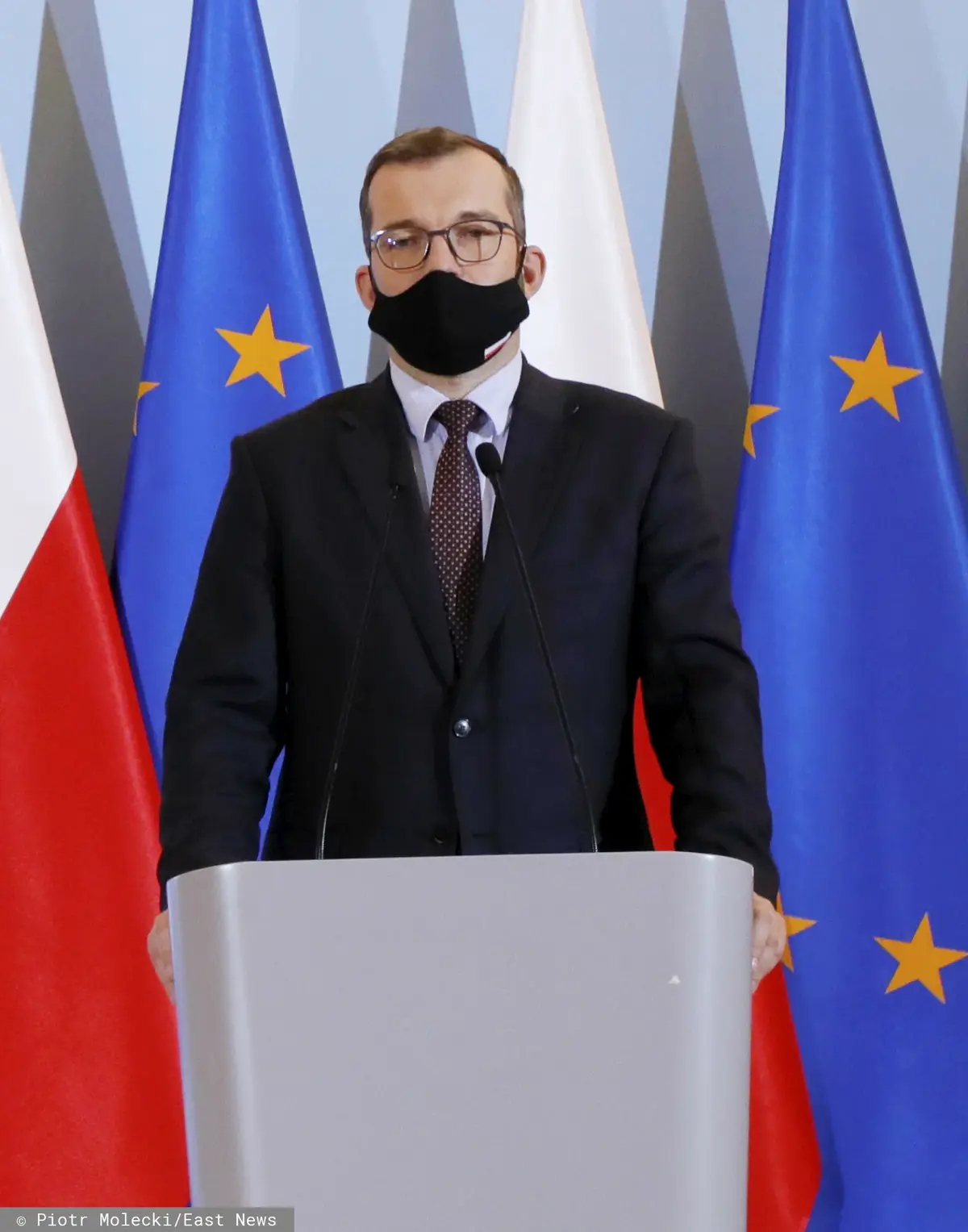 Grzegorz Puda na mównicy
