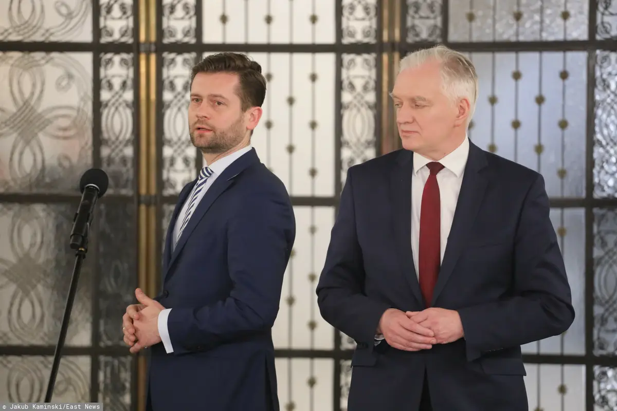 Kamil Bortniczuk i Jarosław Gowin