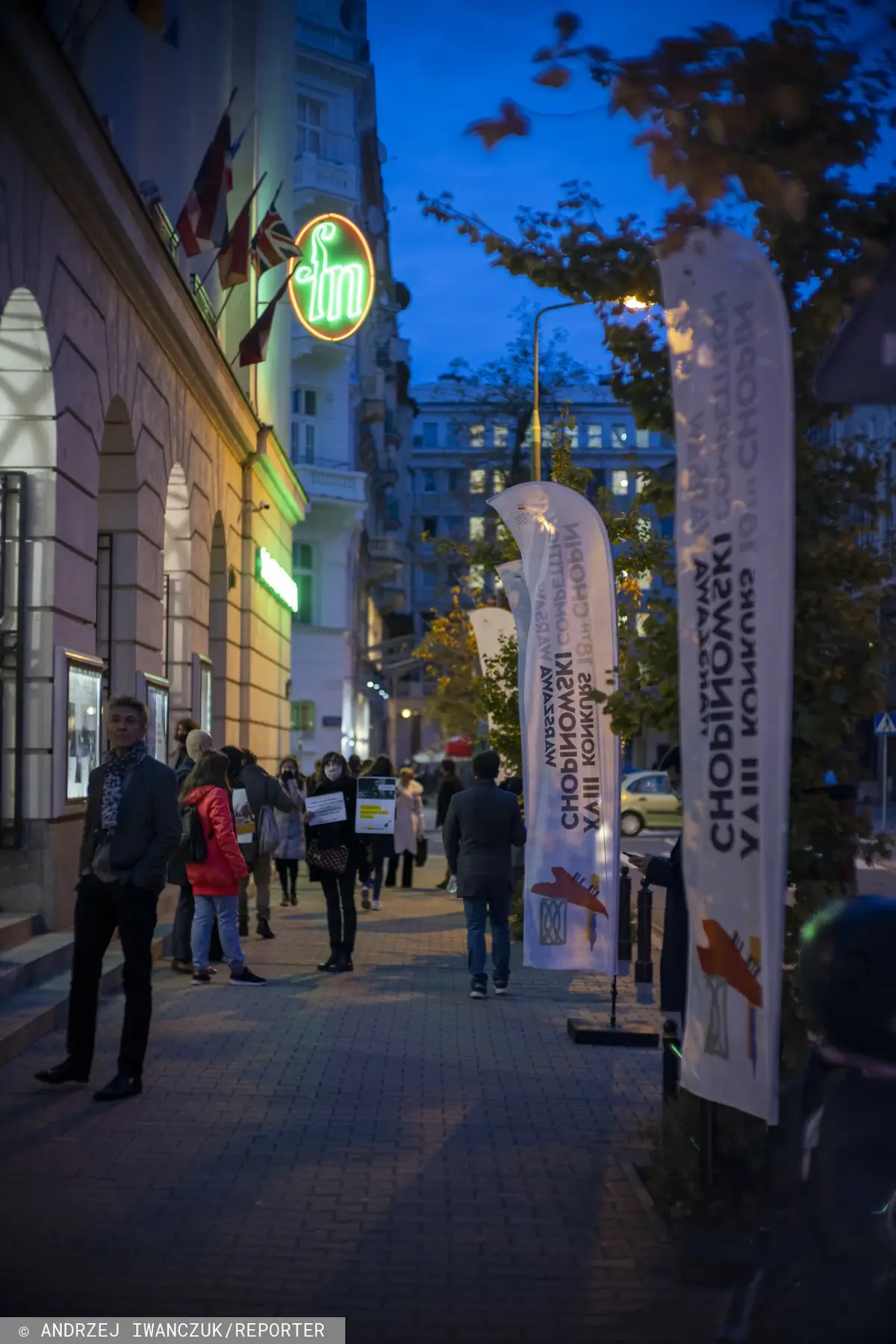 Ulica w Warszawie - XVIII Konkurs Chopinowski