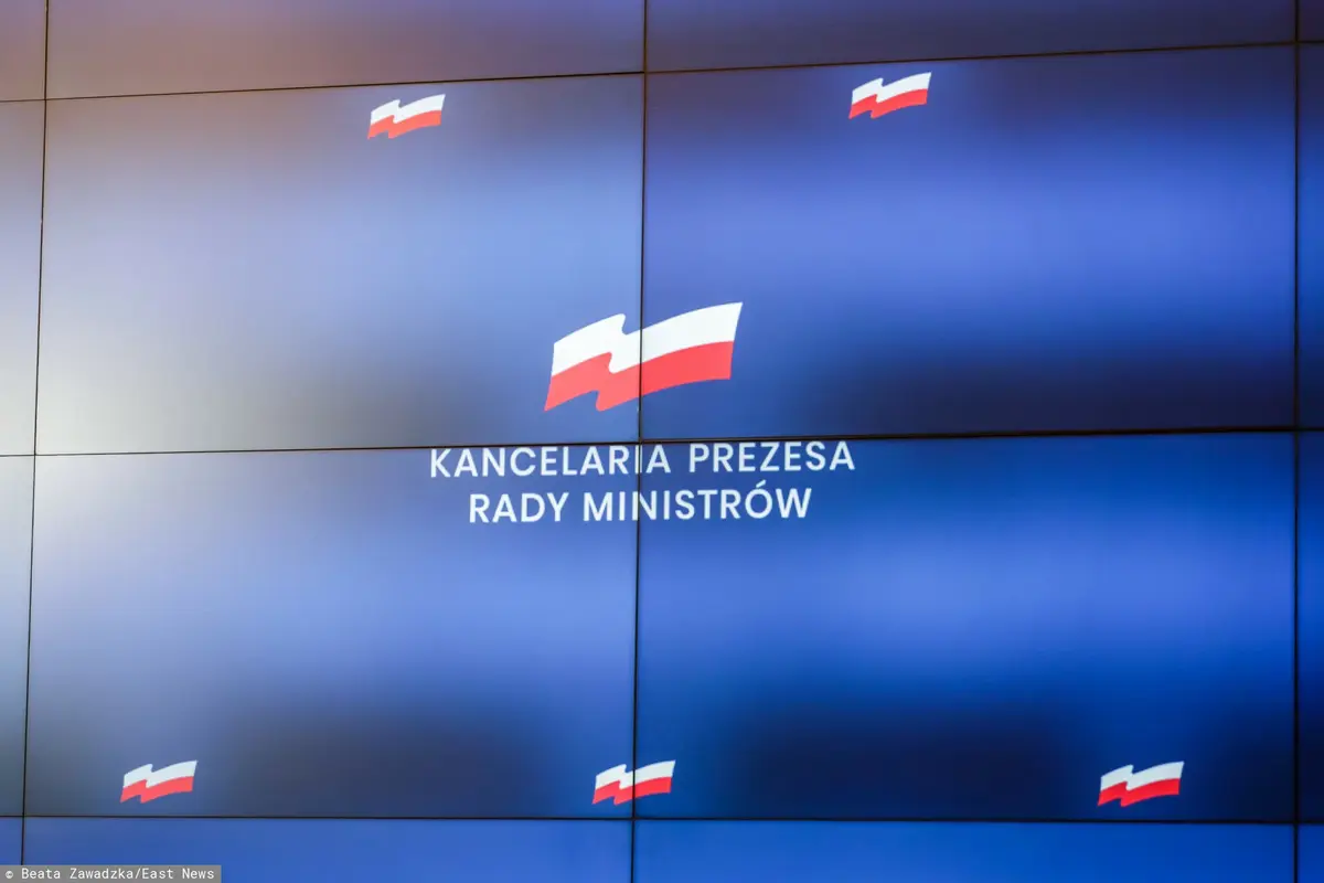 Sala gdzie odbywa się konferencja premiera