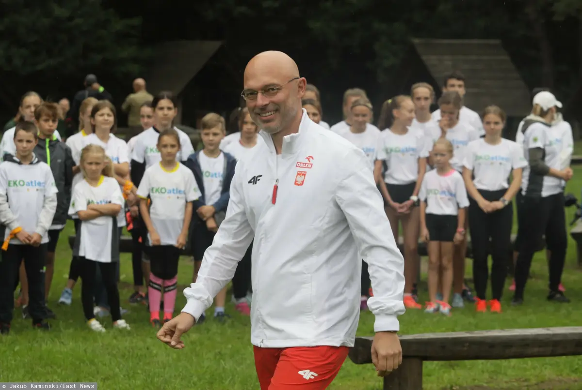 Michał Kurtyka podczas Inauguracji projektu EKOatleci 