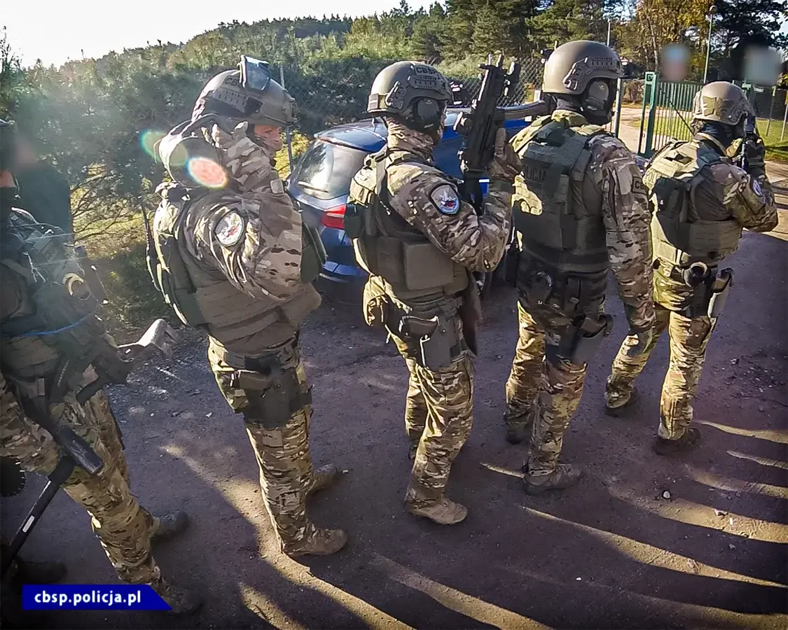 Oddział Centralnego Biura Śledczego Policji w akcji