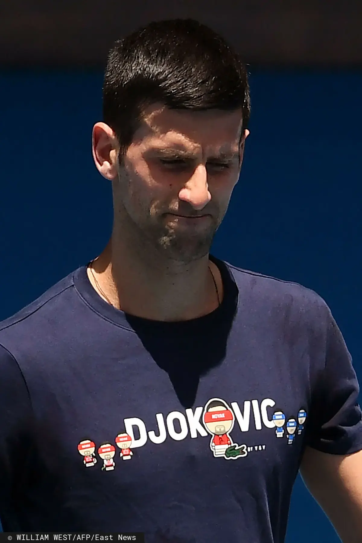 Novak Djokovic w Melbourne Park