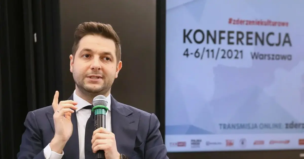 Patryk Jaki podczas trzydniowej konferencji "Zderzenie Kulturowe w UE. Dostosowac sie czy walczyc"