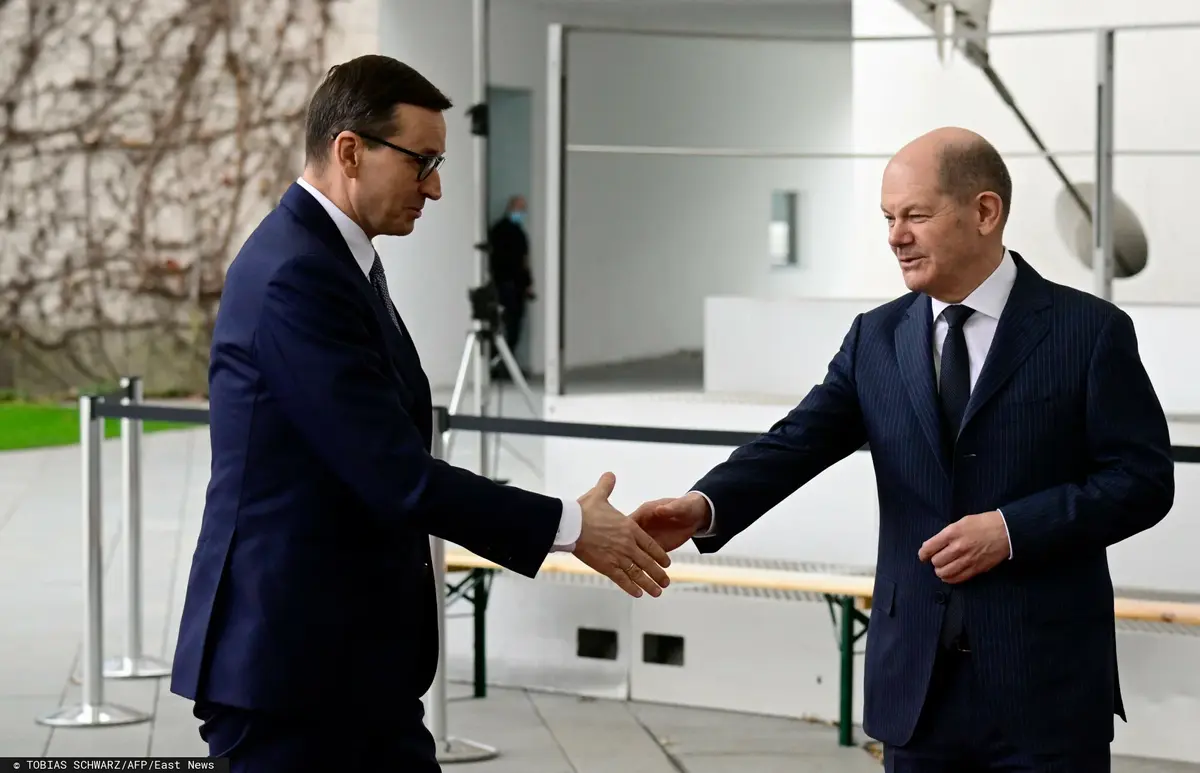 scholz i morawiecki