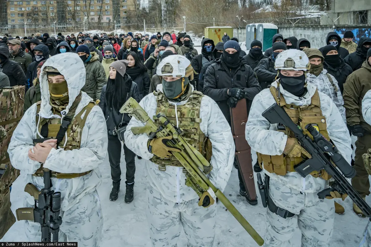 szkolenia ludności cywilnej na Ukrainie