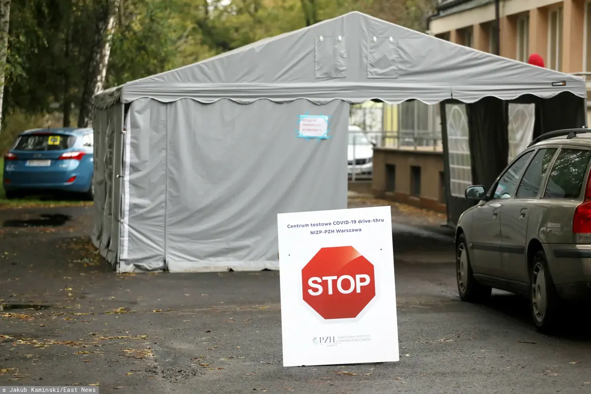 Mobilny punkt testowania na covid