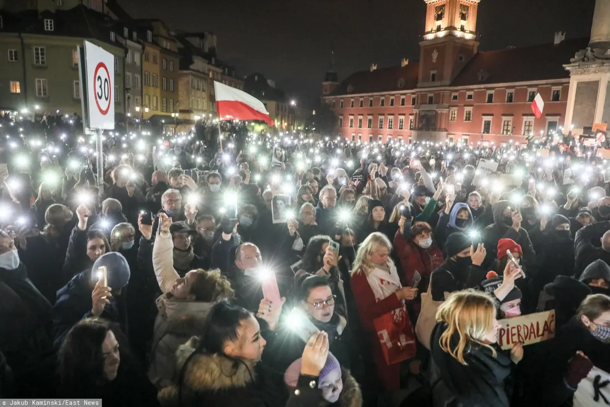 Protest, strajk na ulicy