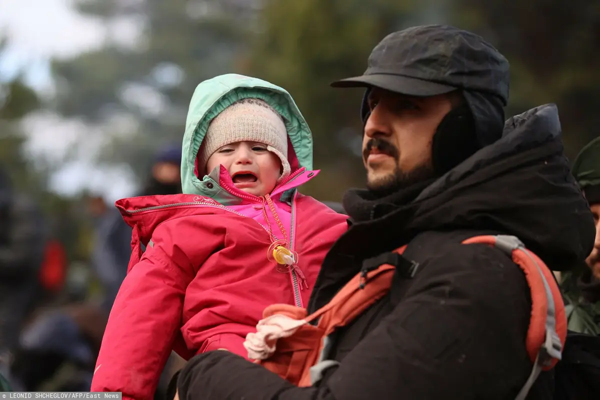 Uchodźcy na granicy  