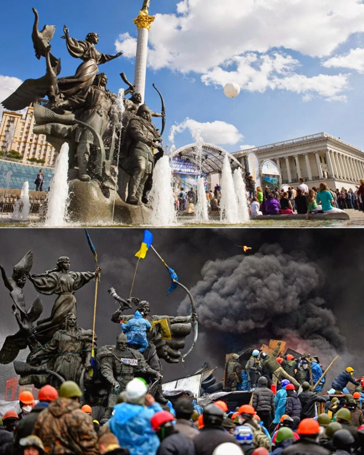 Ukraina przed i po rosyjskim ataku 2022