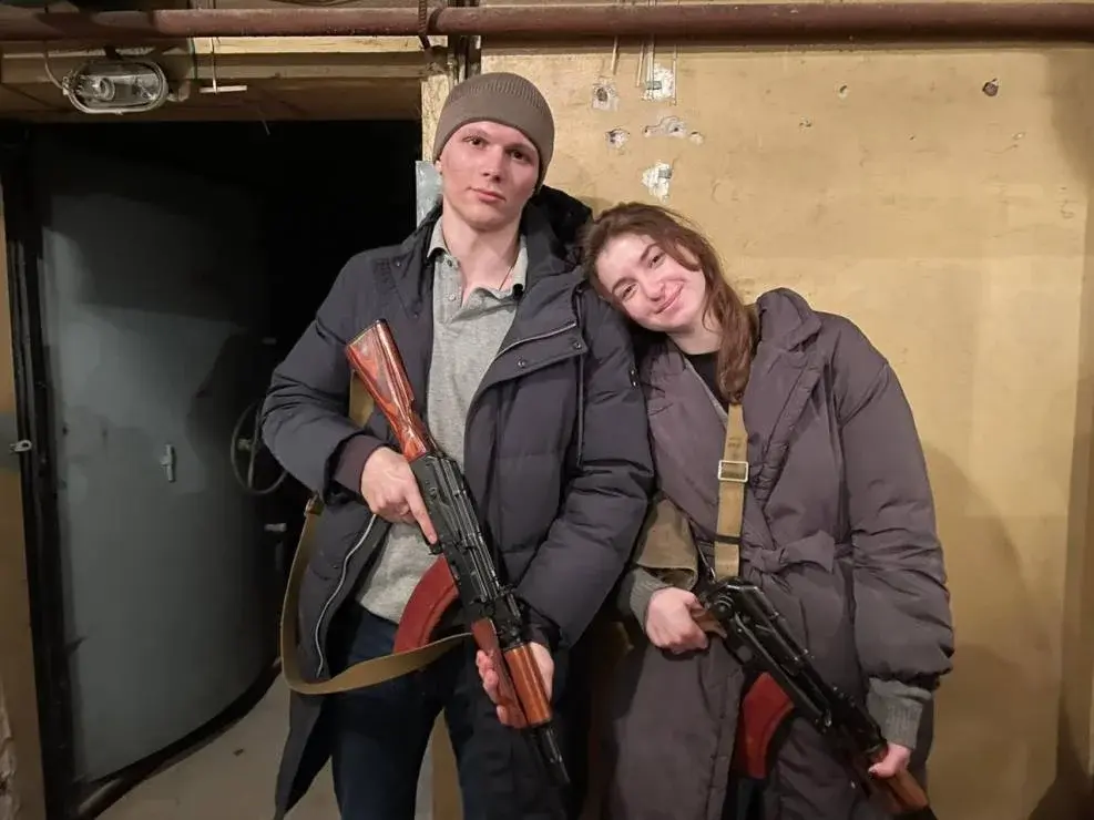 Młoda Ukrainka walczy o Ukrainę