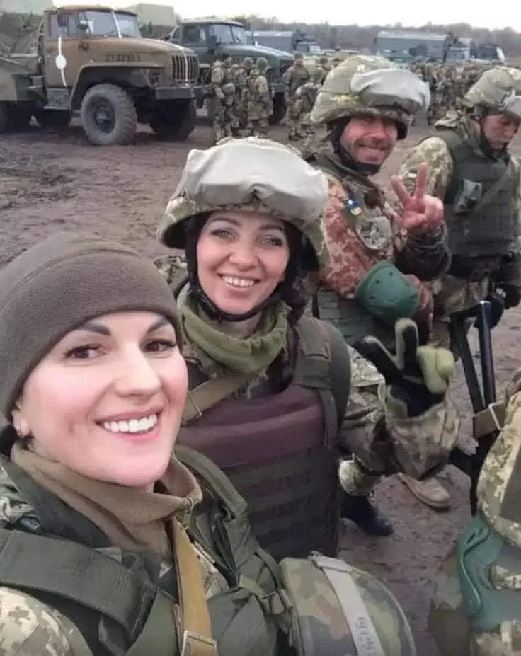 Młoda Ukrainka walczy o Ukrainę