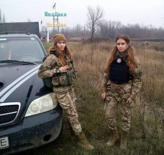 Młoda Ukrainka walczy o Ukrainę