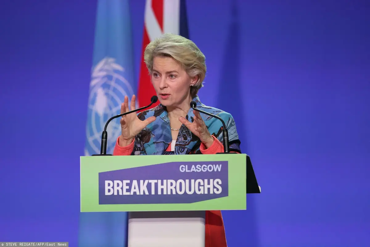 Ursula von der Leyen na przemówieniu Komisji Europejskiej