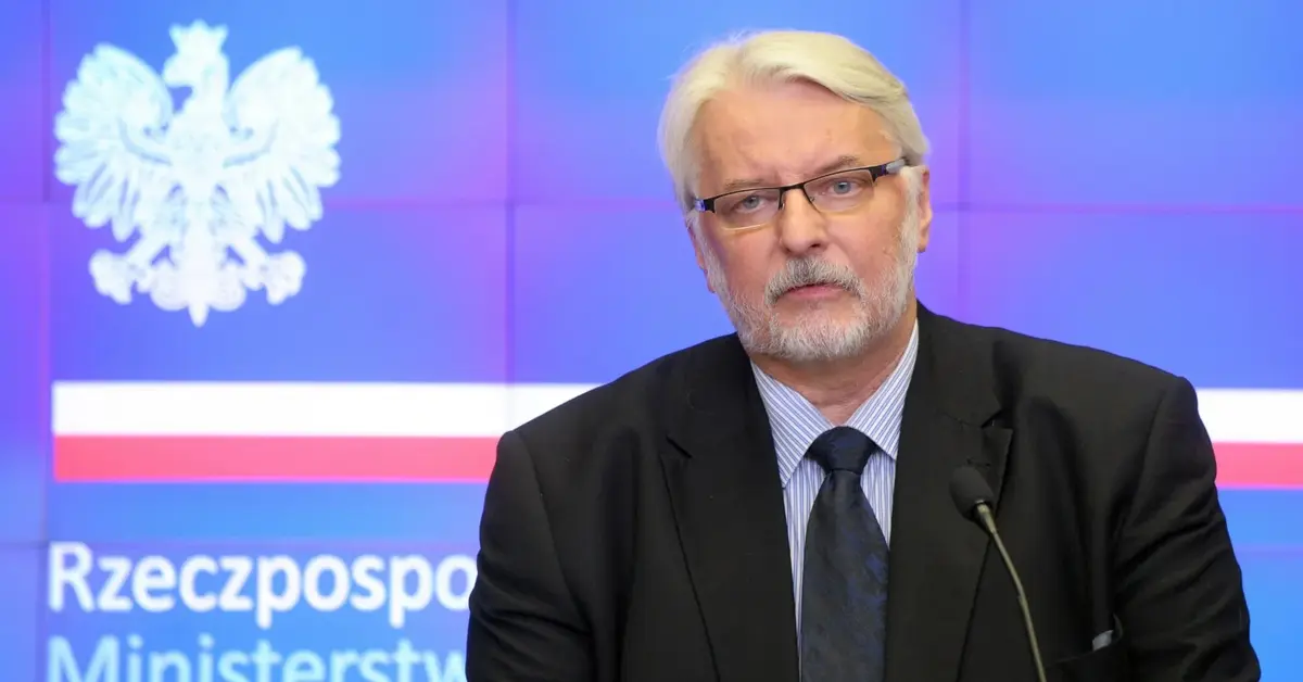  Witold Waszczykowski na konferencji Ministra Spraw Zagranicznych