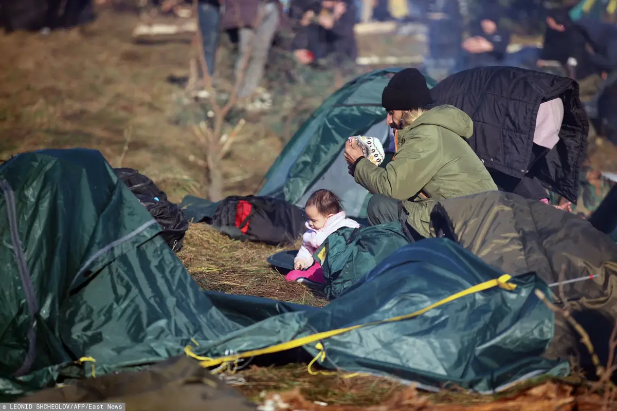 Imigranci na polsko-białoruskiej granicy